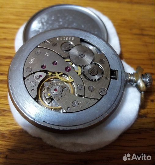 Часы Молния тяжёлые 3602 SU жёлтый запчасти СССР