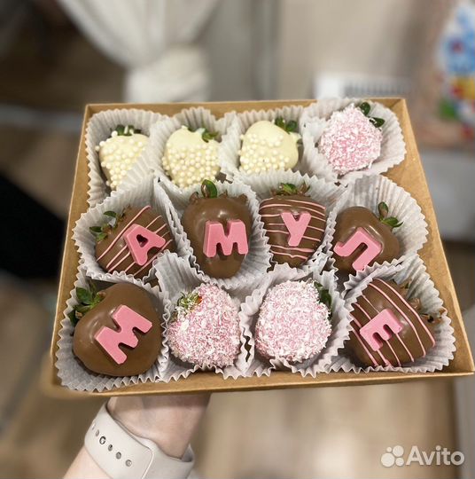 Клубника в шоколаде/ букет из клубники в шоколаде