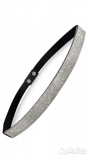 Ремень со стразами