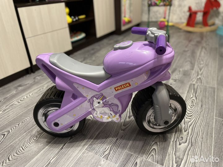 Каталка мотоцикл полесье