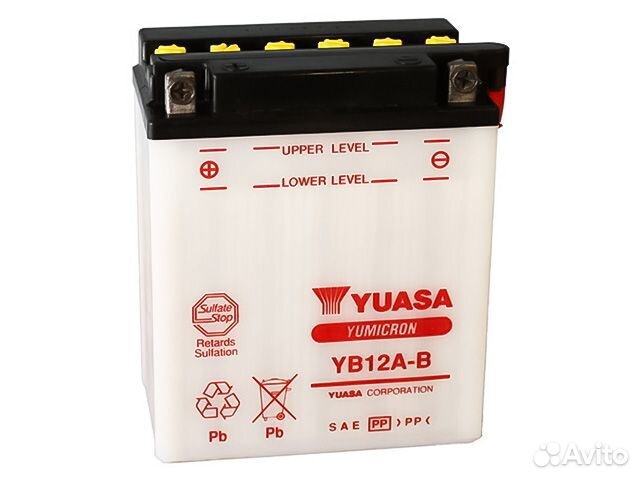 Аккумулятор Yuasa YB12A-B