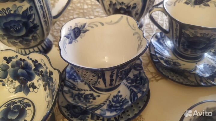 Сервиз чайный Гжель