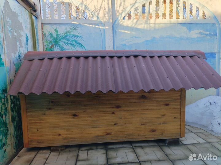 Будка для собаки утепленная