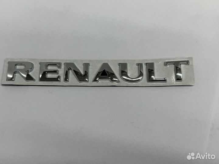 Логотип на багажник для Renault хром