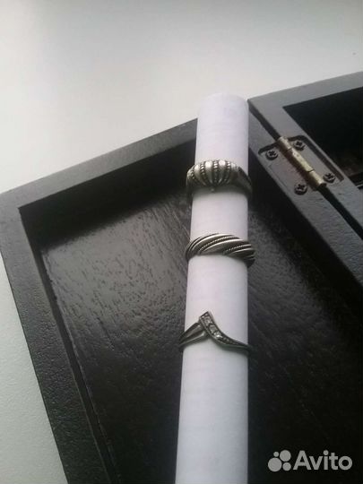 Кольца серебряные