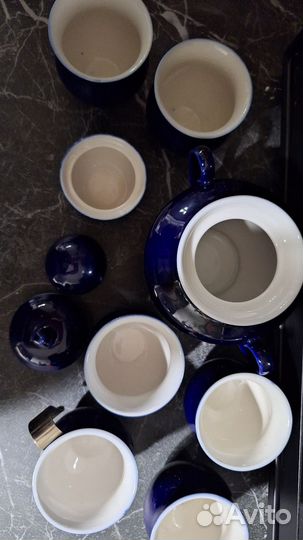 Кобальтовый кофейный сервиз