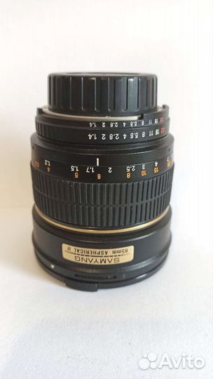 Объектив Samyang Nikon MF AE 85 mm F/1,4 AS IF