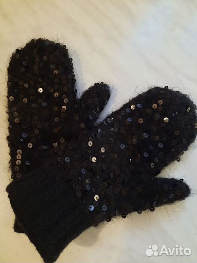 Варежки зимние женские