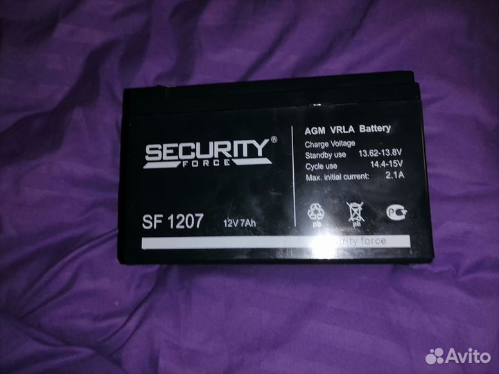 Аккумулятор security force