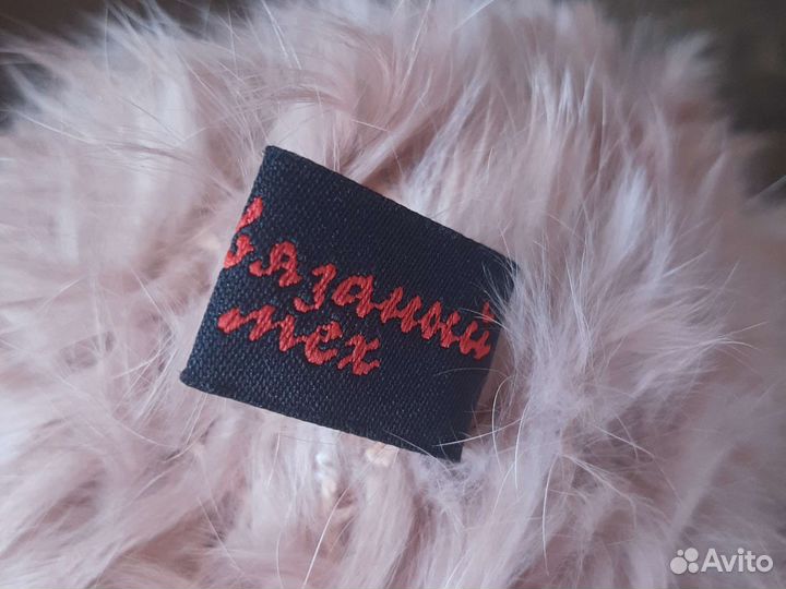 Шапка женская на зиму Вязаный мех