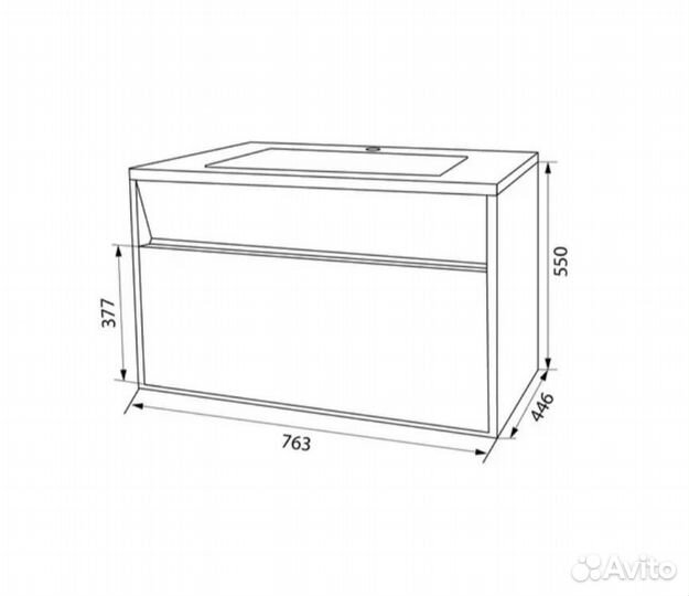Тумбочка под раковину Iddis
