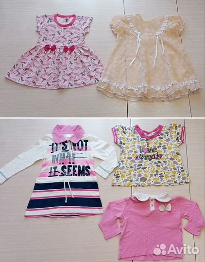 Пакет вещей для девочки 80 86