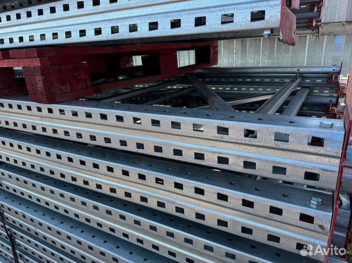 Складские стеллажи металлические Полиметалл б/у ло