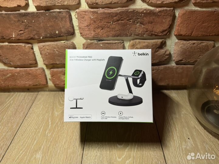 Belkin Boost Charge Pro 3-in-1 Wireless MagSafe