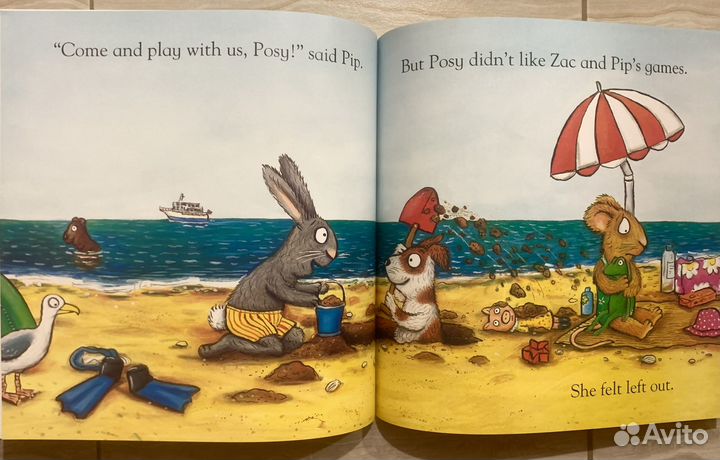 Детские английские книги Pip and Posy