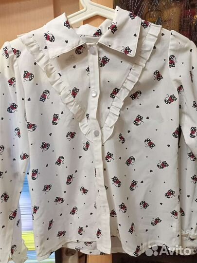 Блузка для девочки 128