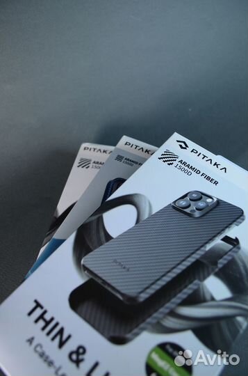 Карбоновый чехол Pitaka AramidFiber iPhone 15 pro