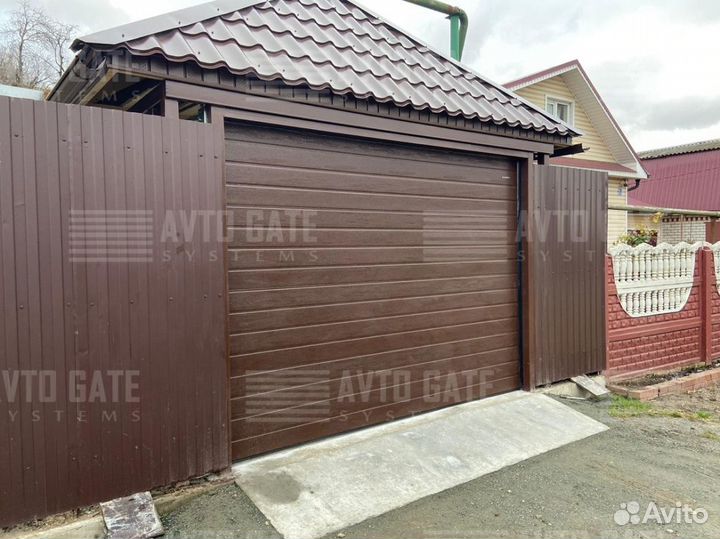 Гаражные секционные ворота