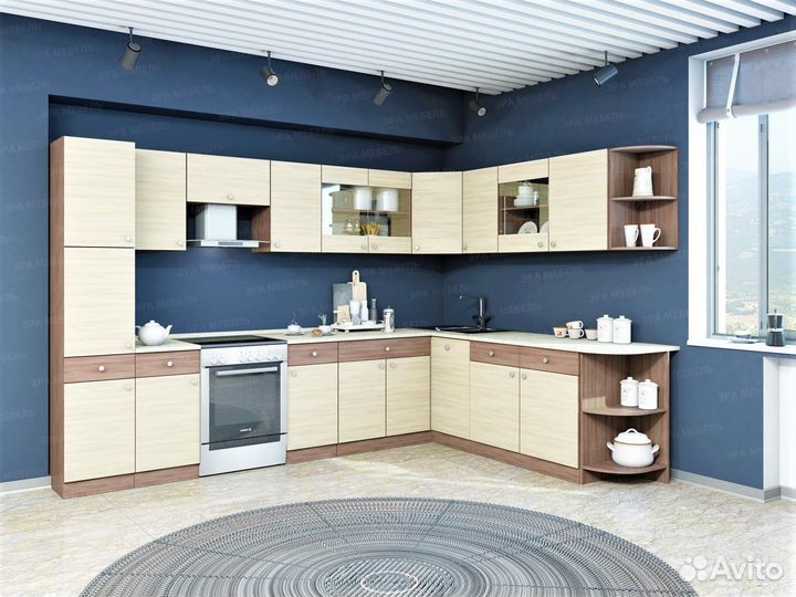 Кухня Шимо угловая (модульная)