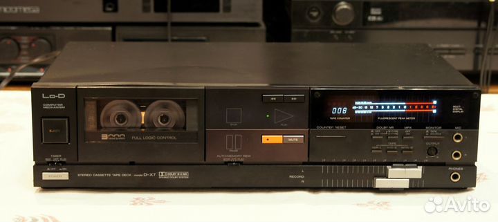 Hitachi Lo-D D-X7 3 head Telefunken rс-100 дека