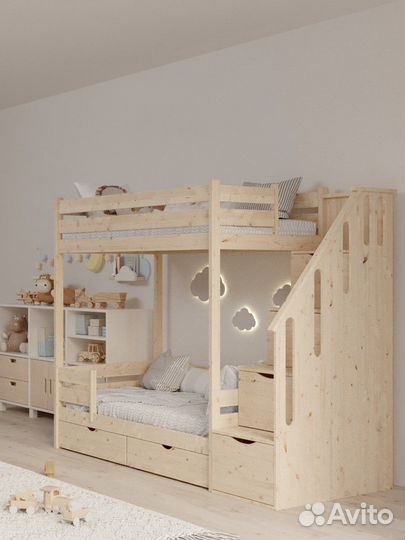 Двухъярусная кровать Lily+ 180х80 см