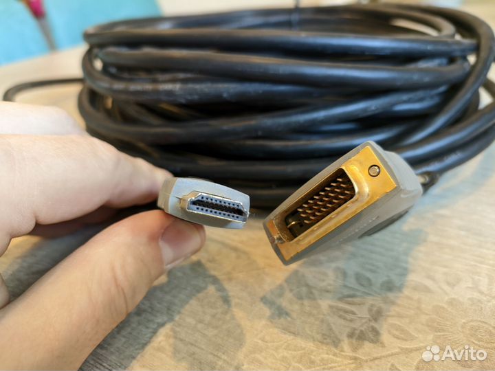 Кабель для компьютера DVI-hdmi 12м