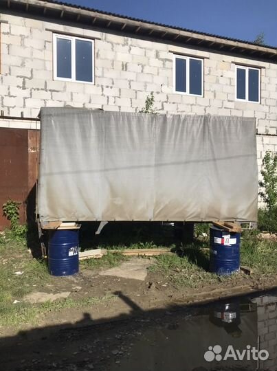 Кузов бортовой тентованный
