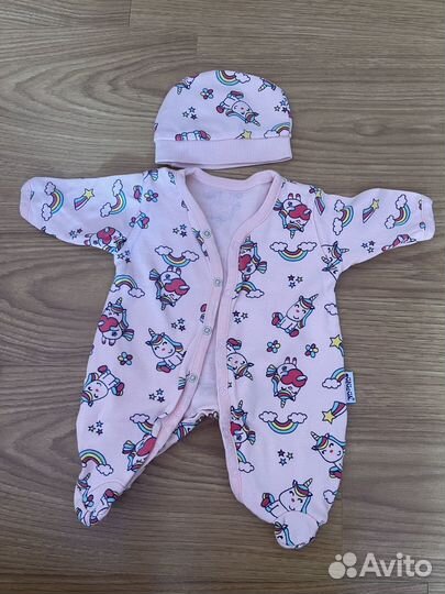 Пакет вещей на девочку от 0 до 4 месяцев