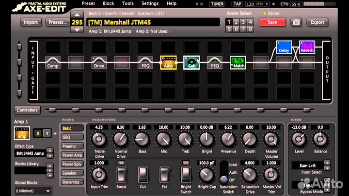 Пресеты Fractal Audio Axe-FX II & AX8