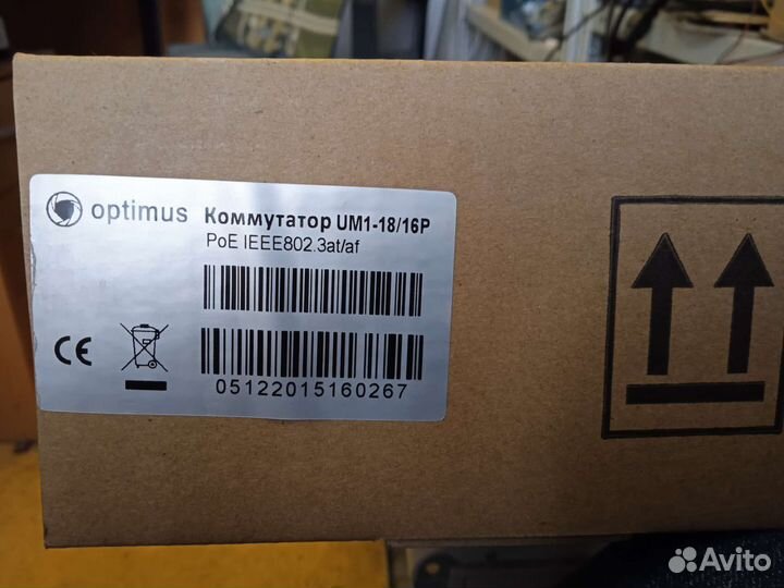 Коммутатор POE Optimus UM1-18/16p