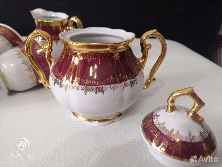 Набор кофейный, фарфор. Богемия. Чехия