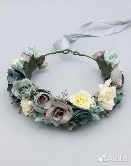 Венок на голову из цветов, аренда