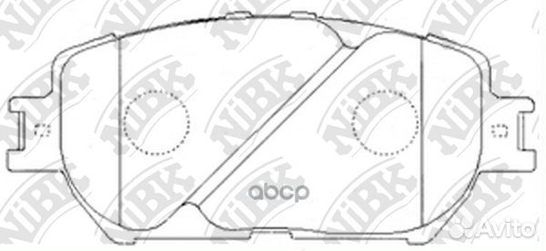 PN1479-nibk колодки дисковые п Toyota Camry 2