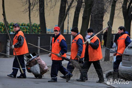 Работа дворник