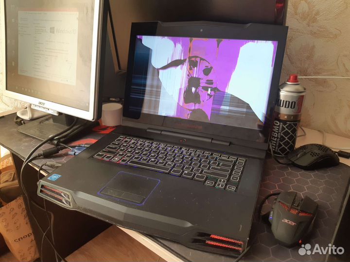 Ноутбук dell alienware M15x
