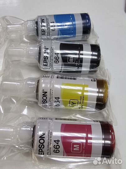 Комплект оригинальных чернил для Epson l132