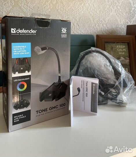 Микрофон игровой Defender tone GMC 100