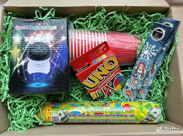 Набор для праздника, хлопушки, бенгальские огни