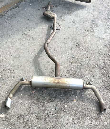 Выхлопная система BMW Х5 Е70 рестайлинг