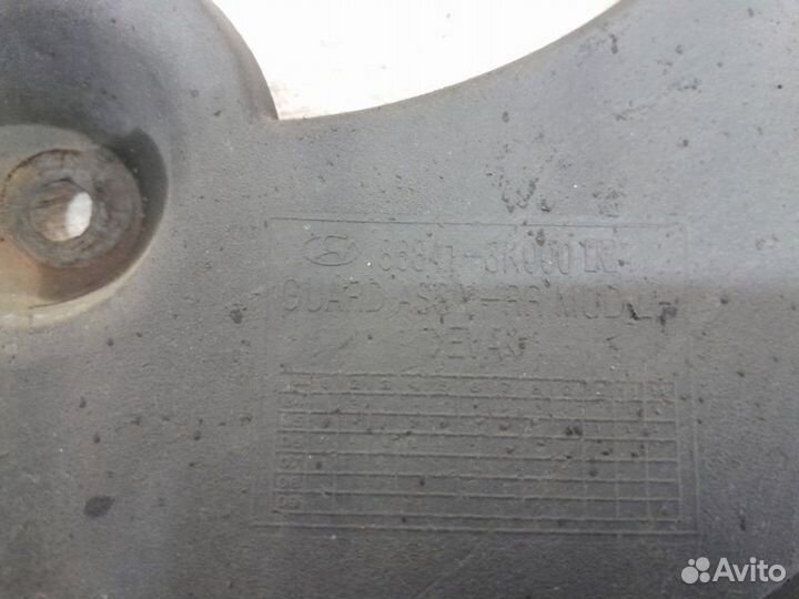 Брызговик задний левый Hyundai Sonata NF