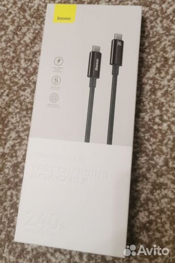 Кабель Baseus 240w Type-C