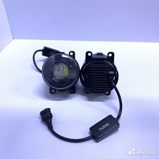 LED линзы в птф Vesta, Ford, Mitsubishi, Renault