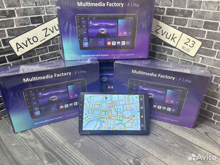 Магнитола android Multimedia Factory F1 Pro 9