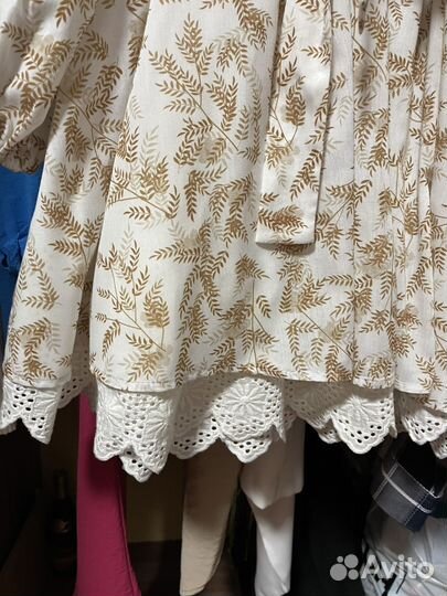 Платье лен летнее