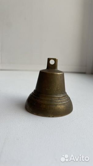 Колокольчик старинный бронза