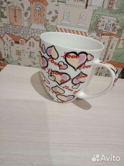 Чашка для влюбленных в подарочной коробке