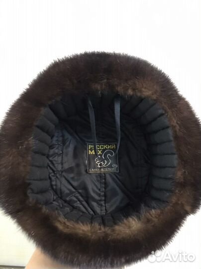 Мужская шапка норковая