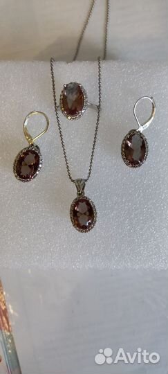 Султанит в серебре