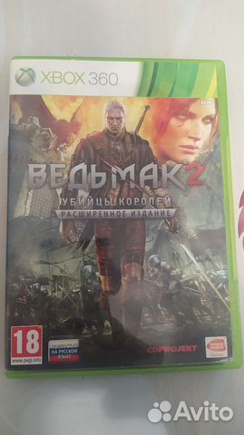 Игра Ведьмак 2 для приставки xbox 360