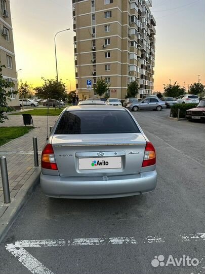 Hyundai Accent 1.5 МТ, 2007, 190 000 км